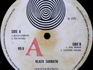 BLACK SABBATH - SAME - ORIGINAL UK ACETATE 4-TRACK 12-INCH 1970 2-SIDED