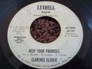 CLARENCE GLOVER - KEEP YOUR PROMISES / MIDNIGHT TRAIN - SOUL WLP PROMO 45 7