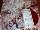 LETHAL AGGRESSION life is hard LP Red w/poster crumbsuckers dri agnostic front