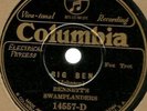 Bennett's Swamplanders, Big Ben, Columbia 14557, 78 rpm 25 known copies