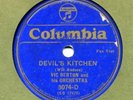 Columbia 3074D VIC BERTON ORCH Devil's Kitchen  BLUE SHELLAC in E
