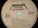 METALLICA-MASTER OF PUPPETS-LP-ELEKTRA PROMO PRESS-EX+ VINYL-INNER-STICKER-WHITE