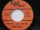 Texas punk 45 Those Boys on Fed Records 1016 