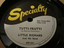 LITTLE RICHARD TUTTI-FRUTTI / I'M JUST A LONELY GUY SPECIALTY 78