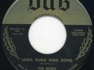 Edsels-Lama Rama Ding Dong-Dub Doo Wop 45 