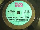 Bruce Springsteen Blinded By the Light PLAYBACK Promo w/sleeve