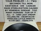 NO TREND When Death Won't Solve Your Problems Sonic Youth Bithday Party