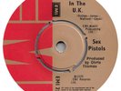 SEX  PISTOLS ANARCHY IN THE UK ORIGINAL EMI 1976 SINGLE