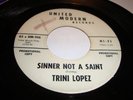 R&B MOD DANCER/ NEW BREED- TRINI LOPEZ- UNITED MODERN PROMO- SINNER NOT A SAINT