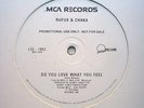 RUFUS & CHAKA KHAN DO YOU LOVE WHAT YOU FEEL 12 *PROMO*
