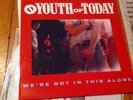 YOUTH OF TODAY we're not in this alone LP OG sxe gorilla biscuits bold judge
