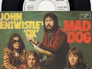 THE WHO / JOHN ENTWISTLE 'MAD DOG' GERMAN WHITE LABEL PROMO 45 PS