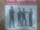 The beatles she loves you single record