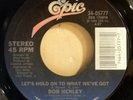 Sweet Soul 45 BOB HENLEY Let's Hold On To What We've Got EPIC Records 34-05777