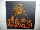 KEITH HARING 12” ART COVER LARRY LEVAN / ORANGE VERSION