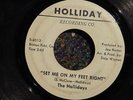 THE HOLLIDAYS Rare Northern Soul 45 SET ME ON MY FEET RIGHT * LISTEN