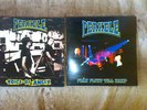 2 Perkele Platten,blaues Vinyl,Voice of Anger,Fran flykt till kamp,Skinhead,Oi,