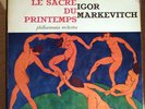 IGOR MARKEVITCH / STRAVINSKY le sacre du printemps / RARE STEREO ASDF / EX+