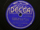 Decca 5151 Louisiana Ramblers Every Man A King Goodbye Huey Long L.S.U. Jazz 78 