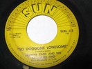 Johnny Cash & the Tennessee Two 45 record SUN label #3 - Folsom Prison Blues