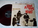 BEATLES A HARD DAYS NIGHT JAPAN ONLY ODEON RED WAX FLIP BACK