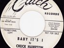 NORTHERN SOUL 45 RPM - CHURCK HAMPTON on CATCH RECORDS (PROMO)