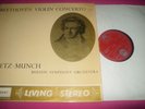 RCA LIVING STEREO SB 2047 E1 Beethoven VIOLIN CONCERTO HEIFETZ MUNCH N MINT LP