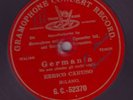 RARE 10” RED G&T – ENRICO CARUSO – GERMANIA