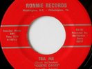 rare Northern Soul 45 CURTIS DAVIS tell me RONNIE