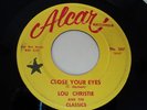 DOO WOP 45: Lou Christie & The Classics - Close Your Eyes / Alcar #207 - LISTEN