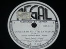 PIANO 3 x 78 rpm RECORDS EGON PETRI Concierto FRANZ LISZT Gretchen SCHUBERT