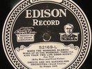 Edison 52169, Oreste Queensland Orch. / Piccadilly Players    E    78 rpm