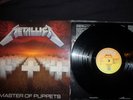 LP METALLICA. MASTER OF PUPPETS REISSUED BY VERTIGO RECORDS 1989