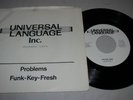RAP FUNK 45 - DHPR - FUNK KEY FRESH / PROBLEMS - 1980 PRIVATE