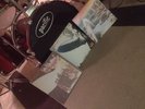 3 Led Zeppelin Records LP's I, II, and Houses of the Holy