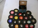 ELVIS, RICK NELSON, DUANE EDDY, SAM COOKE & MORE-50 - 45'S W/CARRYING CASE
