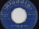 Doo Wop 45 FIVE KEYS The Glory Of Love ALADDIN HEAR