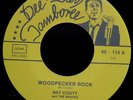 Rare ROCKABILLY 1958 NAT COUTY&THE BRAVES WOODPECKER ROCK-THE CRAMPS-REPRO