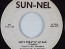 Hillbilly Country 45 BILL CHAMBERS She's Treatin' Me Bad SUN-NEL HEAR