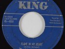 Doo Wop 45 CHECKERS Flame In My Heart KING HEAR