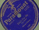 Alberta Hunter, Don't Pan Me (take 1), Daddy Blues, Paramount 12001 78 rpm