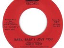 RARE DEEP SOUL     WILLIE WEST     BABY, BABY I LOVE YOU     DEESU