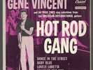 GENE VINCENT   HOT ROD GANG   CAPITOL EP # 985 HARD COVER PICTURE SLEEVE + 45