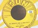 Rockabilly 45-Sonny Burgess-My Bucket's Got A Hole In It-Sun 285-VG+ NICE