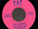 FOUR BELOW ZERO E.S.P. 45 P&P PAP-1050 *RARE DISCO* VG+