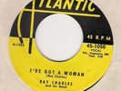 Ray Charles 45 Atlantic Yellow/Black 1050 I've Got A Woman ^ Come Back KILLER