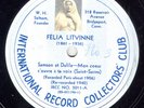Felia Litvinne - Samson & Dalila-Mon Couer & Favorite-O Mon Fernand - IRCC 5011