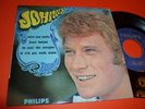 JOHNNY HALLYDAY Entre Mes Mains RARE PORTUGUESE 7'' 45 EP PORTUGAL PHILIPS EX+