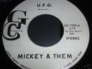 RARE DEEP FUNK - Mickey & Them - U.F.O/Hey, Brother Man on GC promo VG++