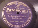 Norfolk Jubilee Quartette -Do All I Can For My Lord-Paramount 12356-Black Gospel